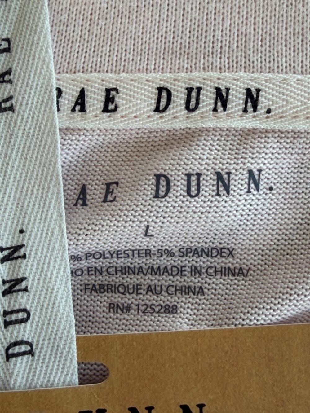 Rae Dunn “Coffee Please” Pink Pajama Set with Gray Cozy Socks. Womens Size L - Picture 4 of 5